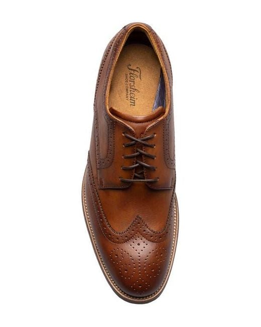 Florsheim Brown Ruvo Wingtip Derby for men
