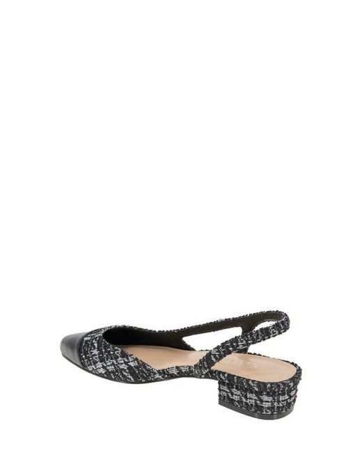 BCBGeneration Black Tillie Slingback Cap Toe Pump
