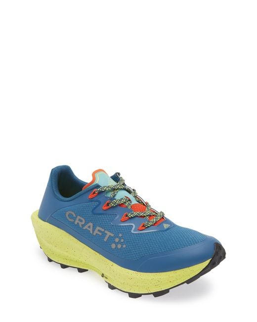 C.r.a.f.t Blue Ctm Ultra Carbon Trail Sneaker for men