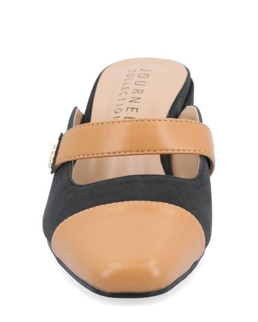 Journee Collection Black Dalla Pump