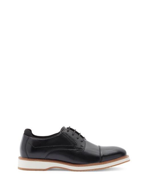 Gordon Rush Black Cap Toe Hybrid Derby for men