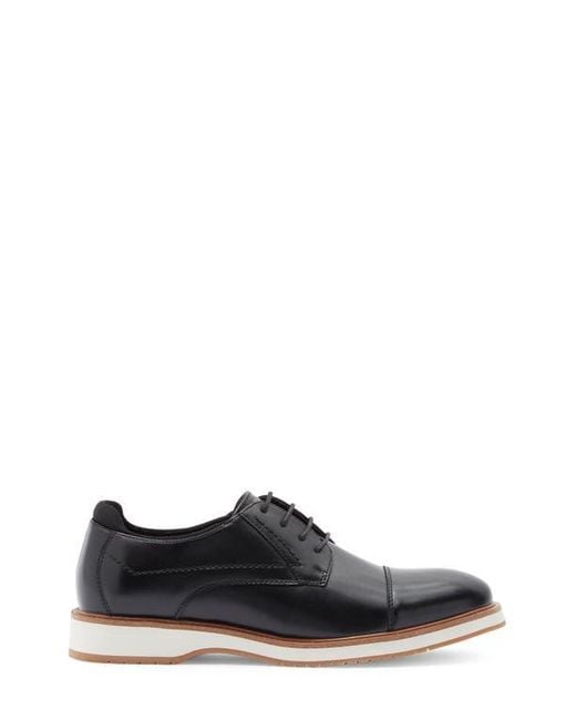 Gordon Rush Black Cap Toe Hybrid Derby for men