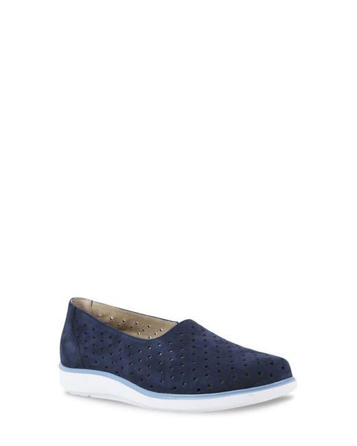 Munro Blue Ridley Perforated Sneaker