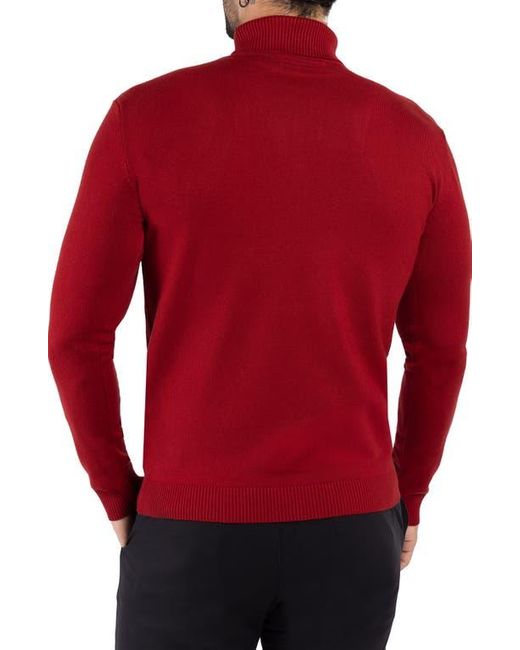 Xray Jeans Red Turtleneck Pullover Sweater for men