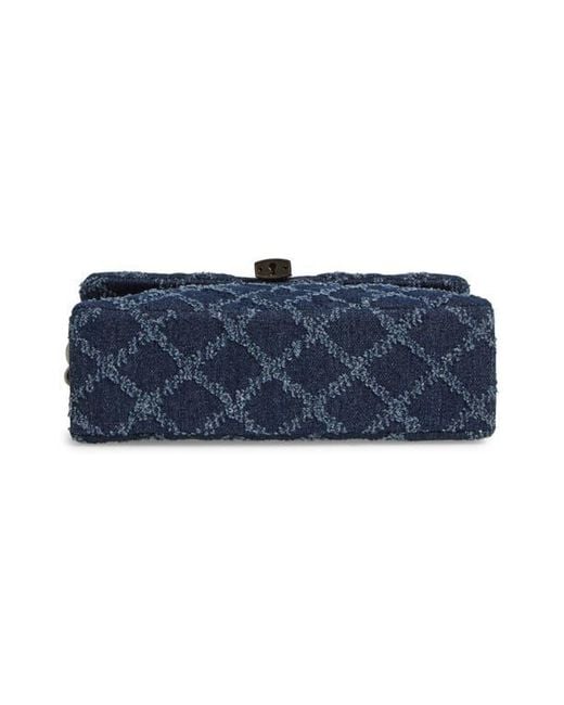 Kurt Geiger Blue Medium Brixton Lock Crossbody Bag