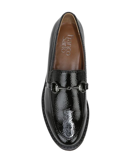 Franco Sarto Black Cason Faux Leather Loafer