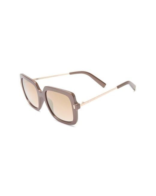 DIFF Brown 54Mm Square Sunglasses