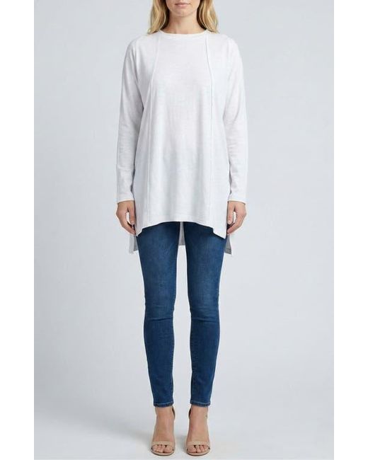 Apny White Long Beach Tunic