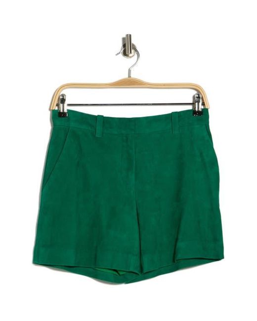Longchamp Green Suede Shorts