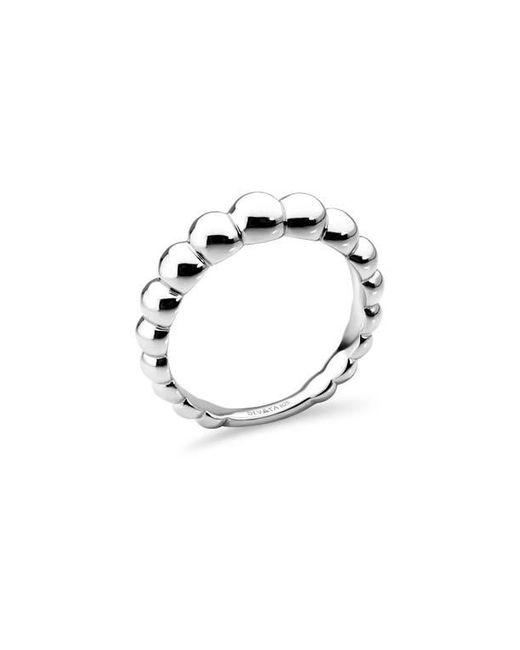 DEVATA Metallic Beaded Ball Textured Ring
