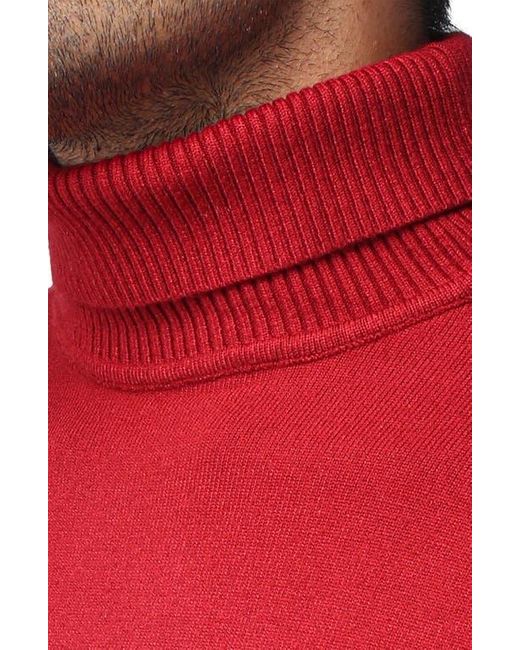 Xray Jeans Red Turtleneck Pullover Sweater for men