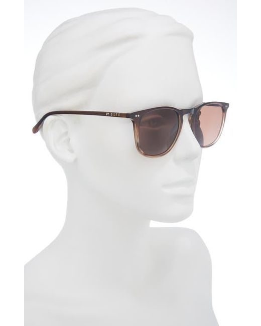 DIFF Brown Brody Xl 51Mm Square Sunglasses for men