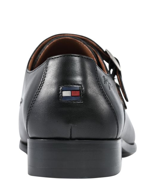 Tommy Hilfiger Gray Summy Double Monk Strap Shoe for men