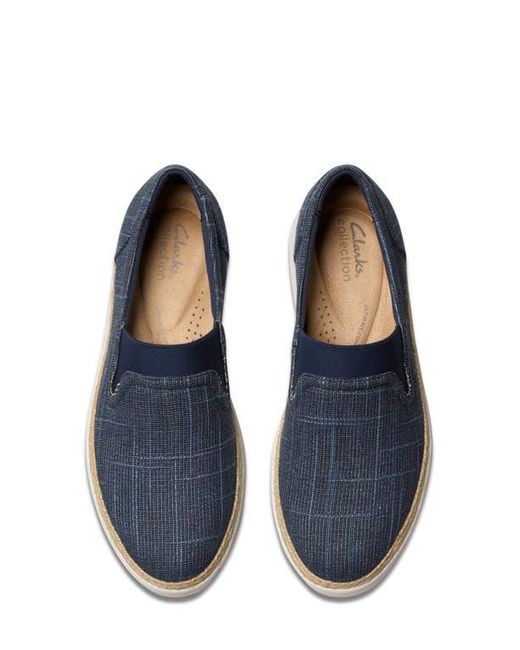 Clarks Blue Zylah Sky Platform Loafer