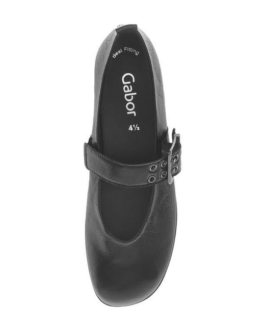 Gabor Gray Mary Jane Flat