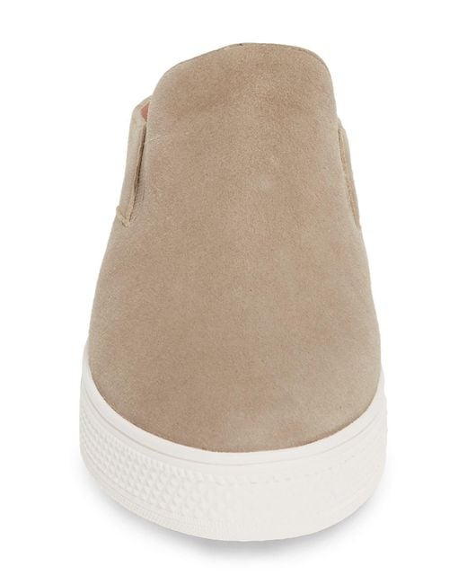 Taupe suede slip on sneakers sale