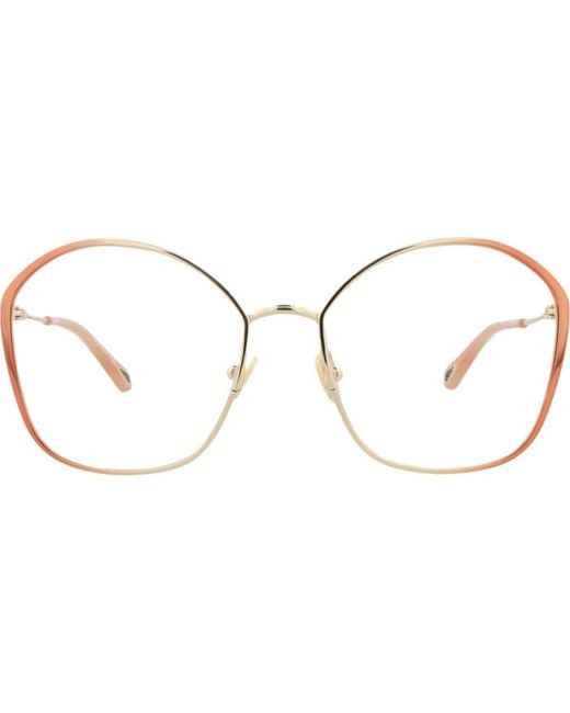 Chloé Brown 57Mm Square Optical Glasses