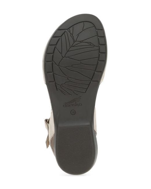 Dansko White Rowan Flat