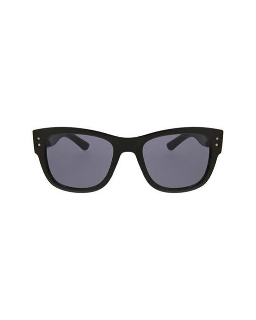 Roxy Black Midsize 52Mm Square Sunglasses for men