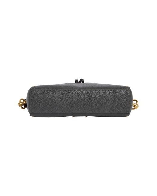 Rebecca Minkoff Black Darren Top Handle Leather Crossbody Bag