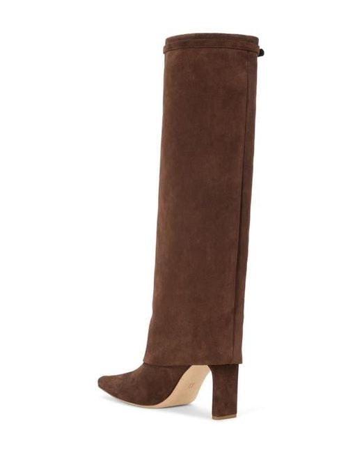 Staud Brown Wally Foldover Boot