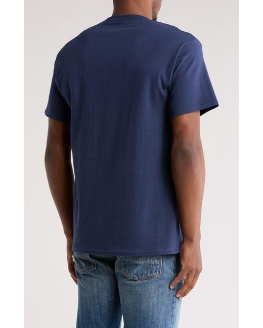 Altru Blue Walrus Graphic Print T-Shirt for men
