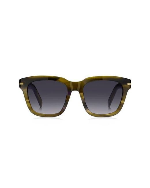 Boss Gray 1778/G/S 52Mm Gradient Rectangle Sunglasses