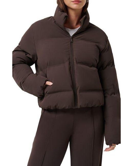 Travis Mathew Black Moontide Bonded Puffer Jacket
