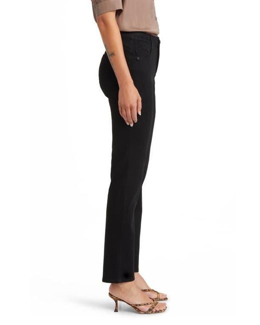 Wit & Wisdom Black Sawyer Straight Leg Jeans