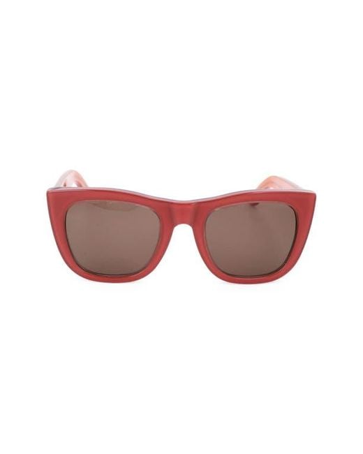 Retrosuperfuture Pink 55Mm Cat Eye Sunglasses
