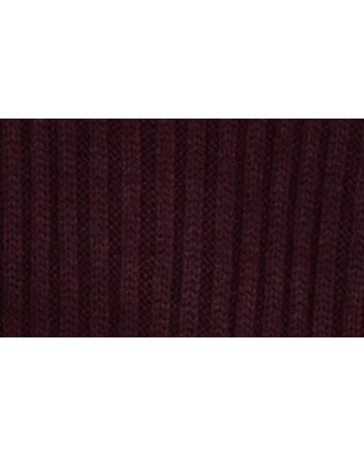 AREA STARS Red Turtleneck Sweater Dress