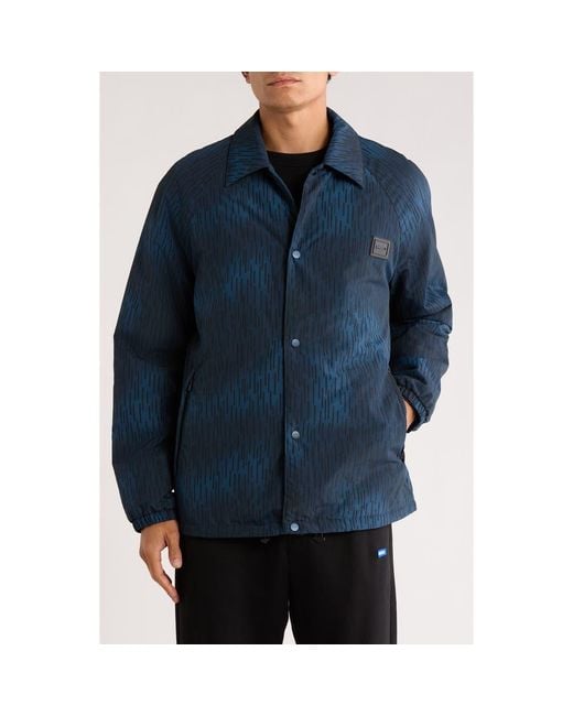 HUGO Blue Byle Snap Jacket for men