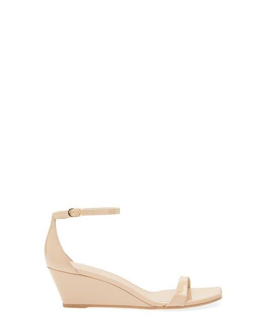 Stuart Weitzman Natural Nudistcurve Wedge Sandal