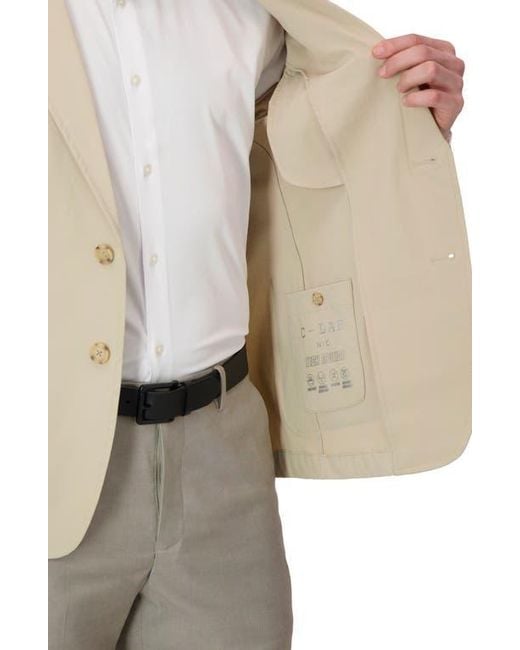 C-LAB NYC Natural Packable Woven Tech Jacket for men