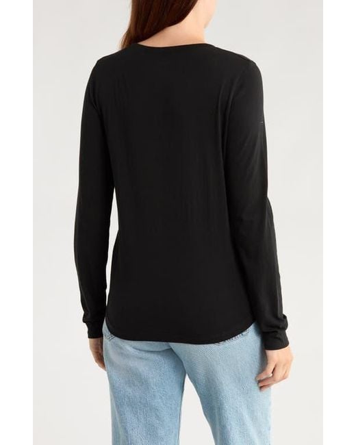 Madewell Black Softfade Long Sleeve T-Shirt