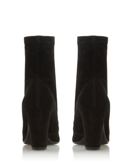 Dune Black Opticals Stretch Bootie