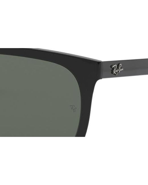 Ray-Ban Gray 58Mm Square Sunglasses for men