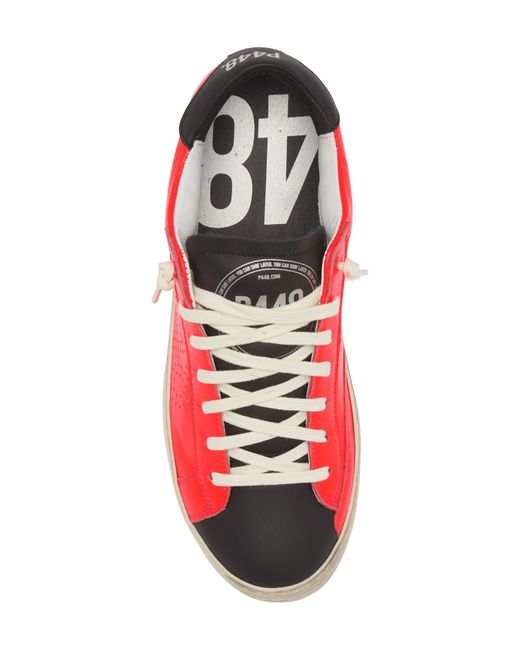 P448 Red John Low Top Sneaker for men