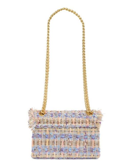 Kurt Geiger White Mini Brixton Lock Shoulder Bag