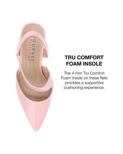 Journee Collection Pink Scarlett Pointed Toe Pump