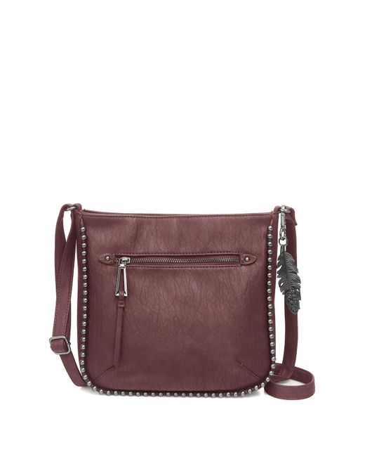 Jessica Simpson Women's Adult Camille Crossbody Bag Port Red