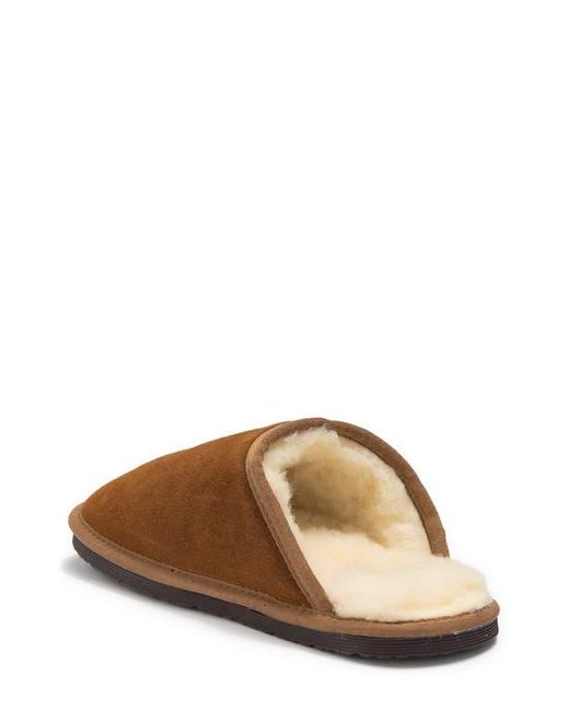 Staheekum Brown Alpine Faux Shearling Slipper for men