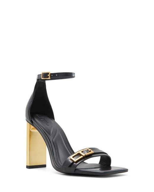 Ted Baker White Vida T-Buckle Ankle Strap Sandal
