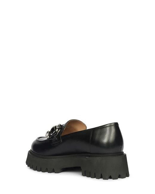 Saint G. Black Feri Platform Loafer