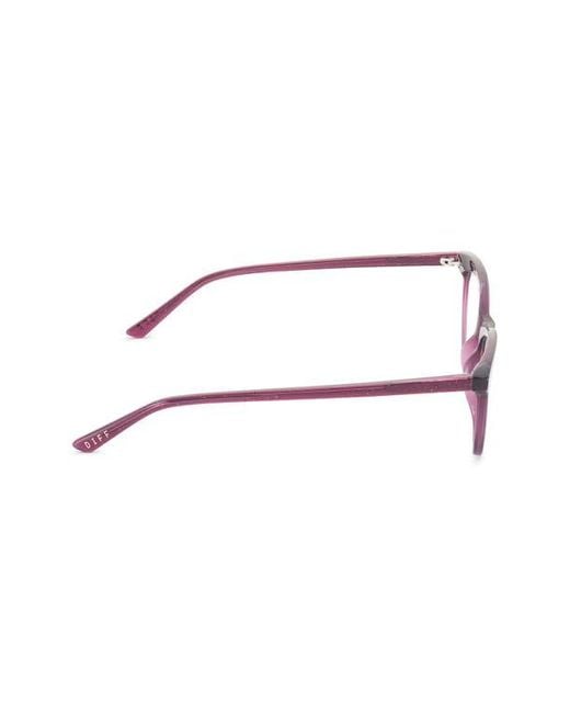 DIFF Brown Jade 51Mm Light Blocking Cat Eye Glasses