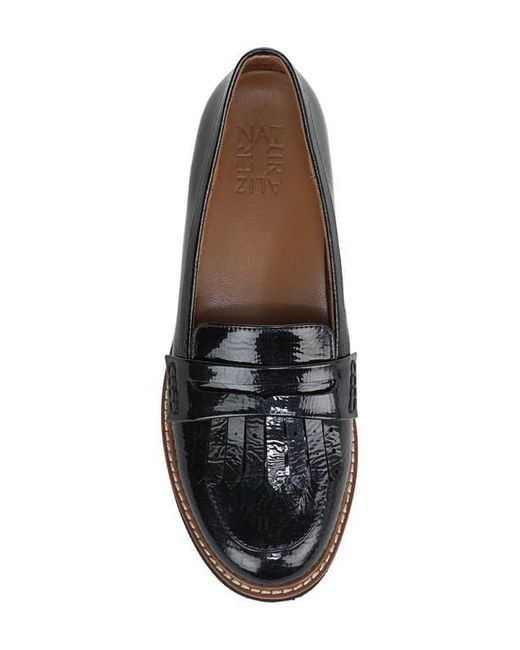 Naturalizer Black Pacey Kiltie Fringe Loafer