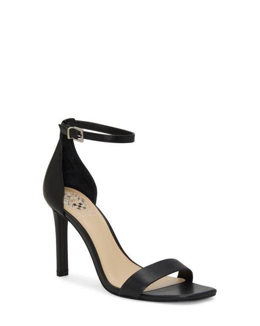 Vince Camuto Black Lauralie Ankle Strap Sandal