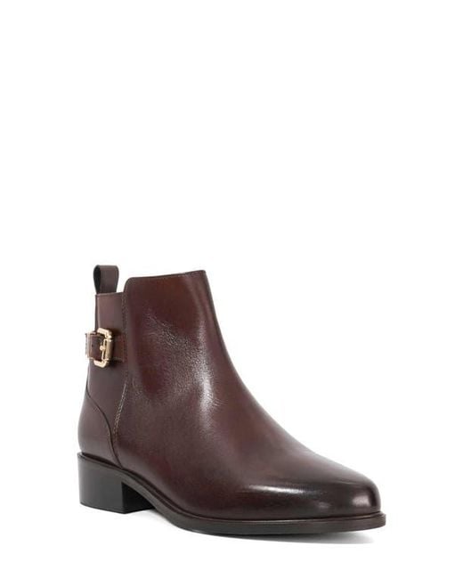 Dune Brown Padri Bootie