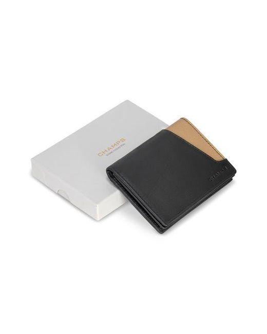 CHAMPS Black Iconic Cardholder for men