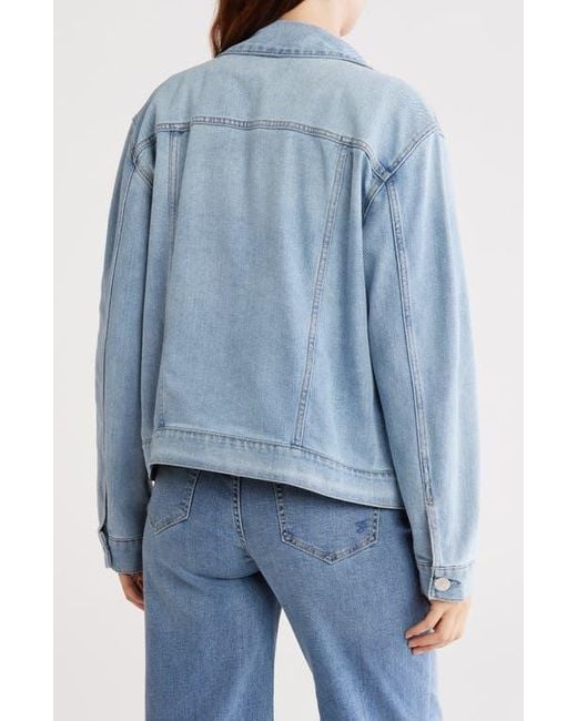 Seven7 Blue Denim Trucker Jacket